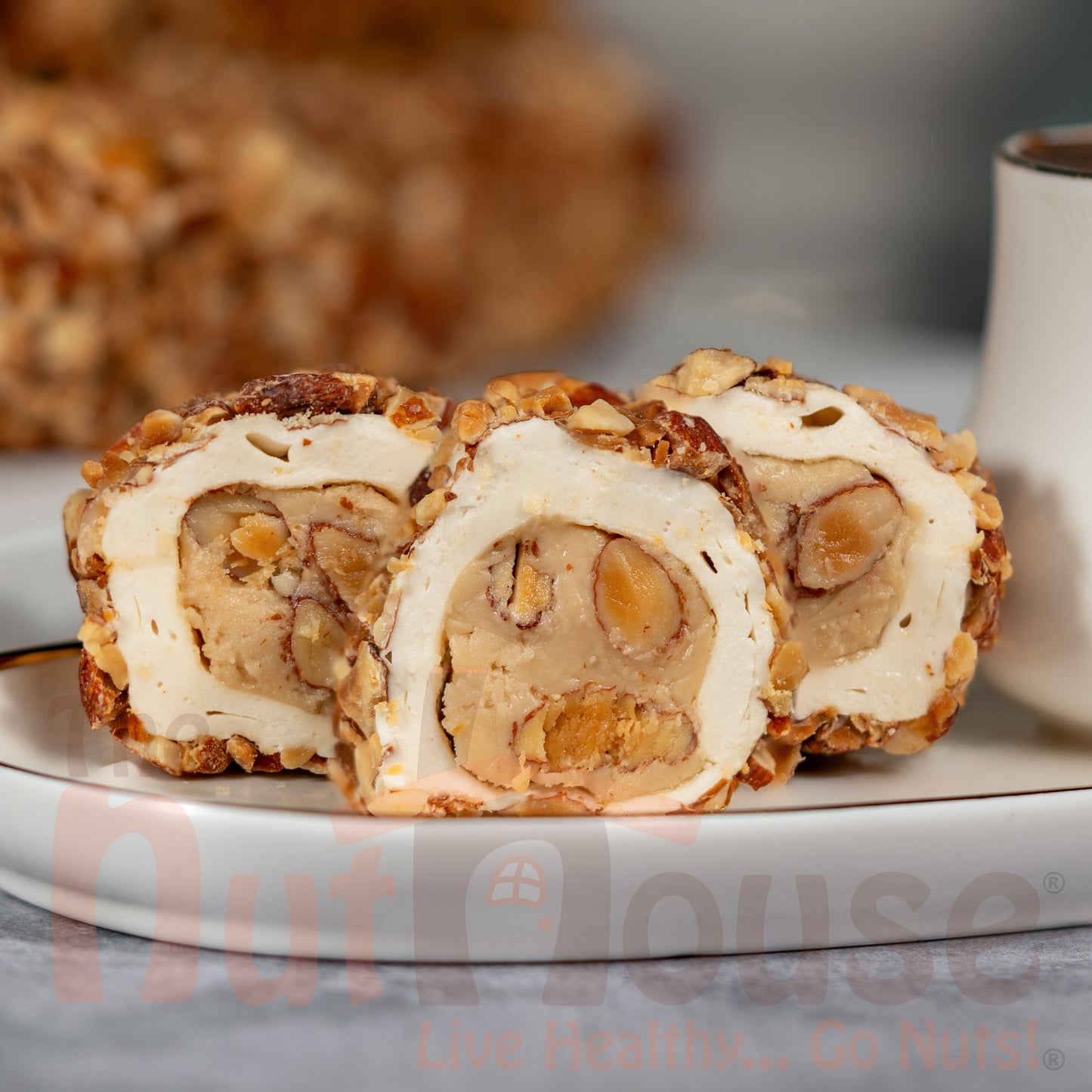 Sultan with almond paste wrap