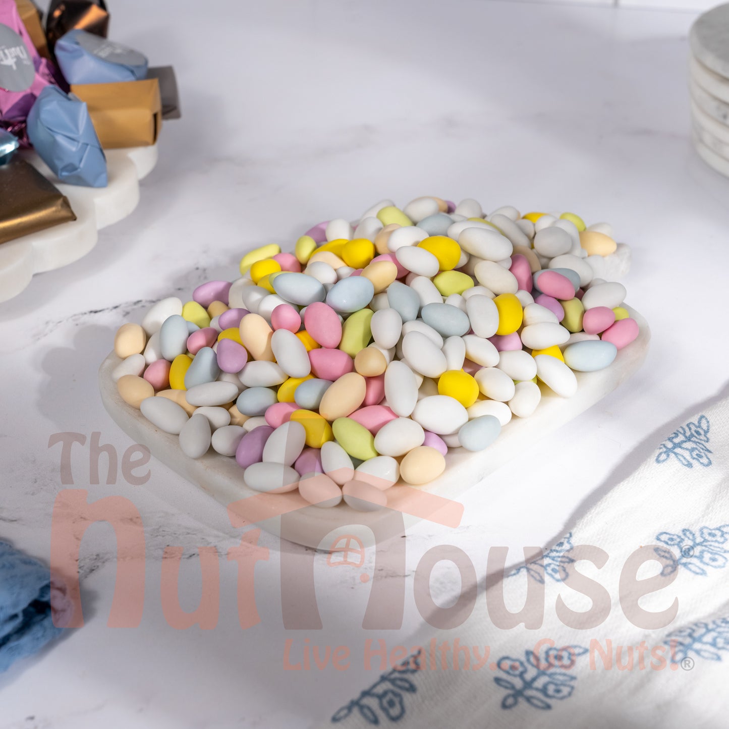 Colored Sugar Coated Pistachio