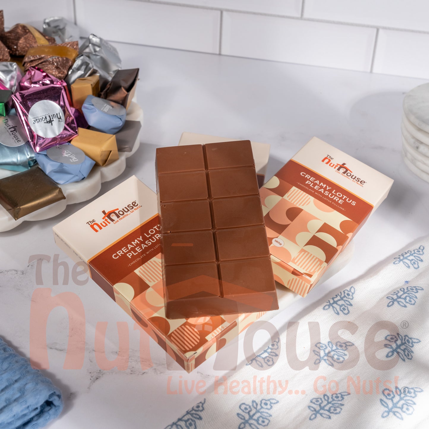 Creamy Lotus Dubai Chocolate Bar