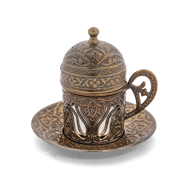 ANTIQUE TURKISH COFFEE  SET (24032)