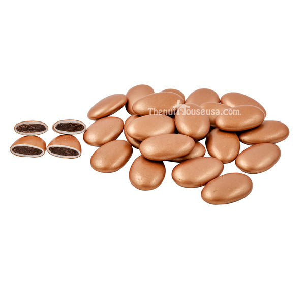 bronze Almond Shaped Chocolates