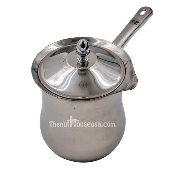 Stainless steel coffee pot 28 oz with lid