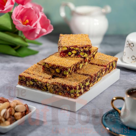 Knafeh Pomegrante Pistachio