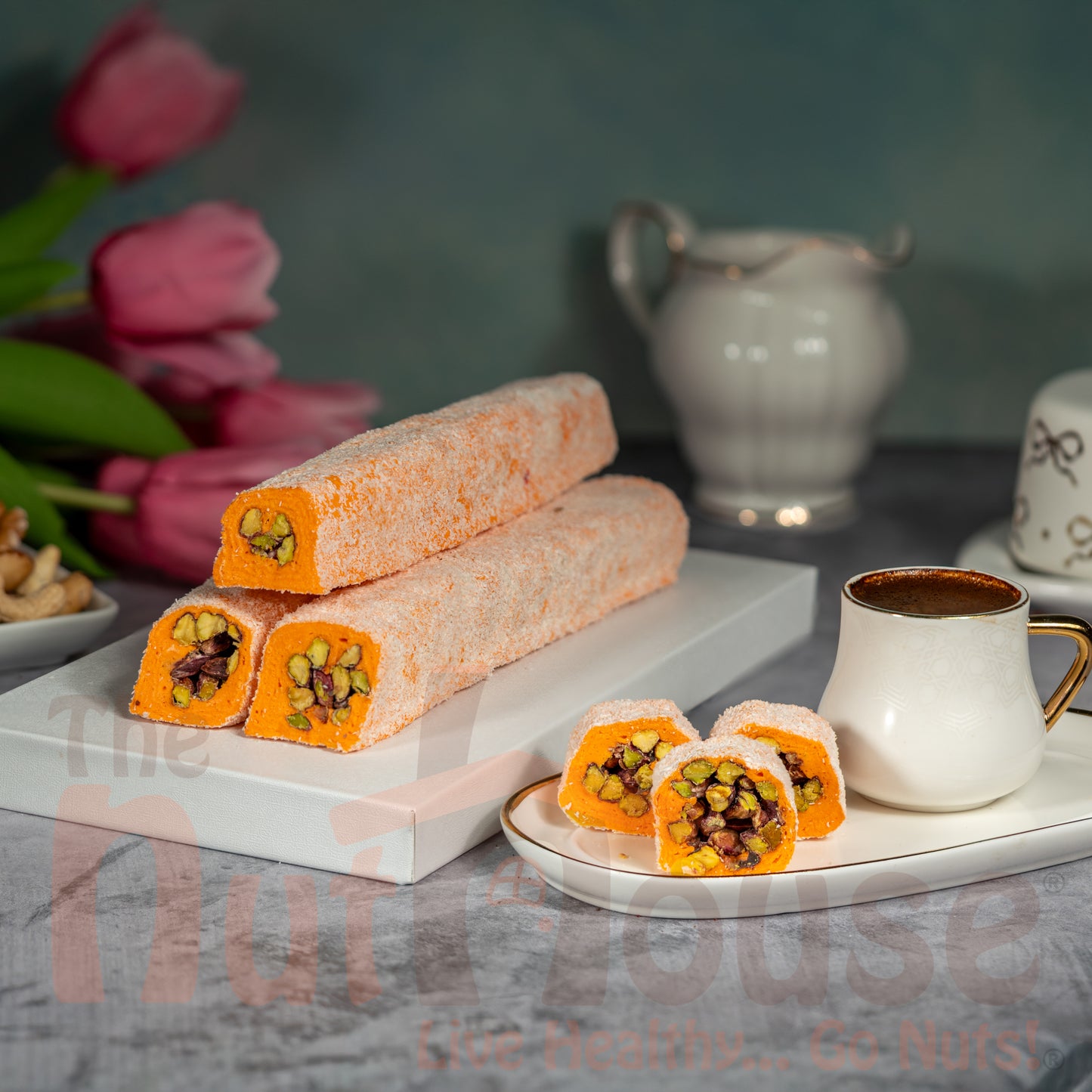 Orange Pistachio Wrap