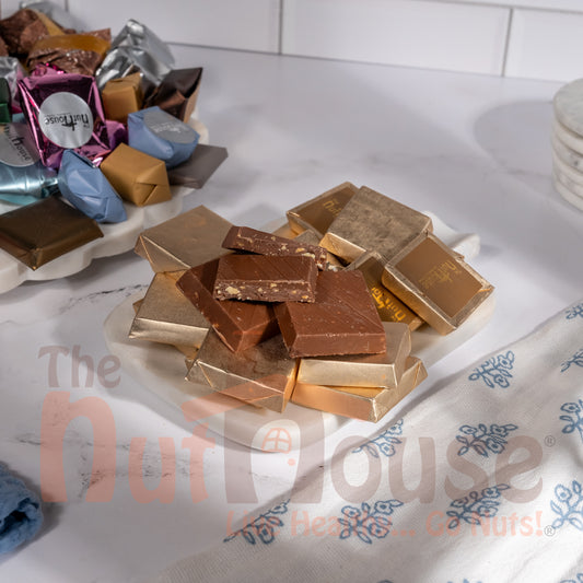 Sugar free milk chocolate with nuts