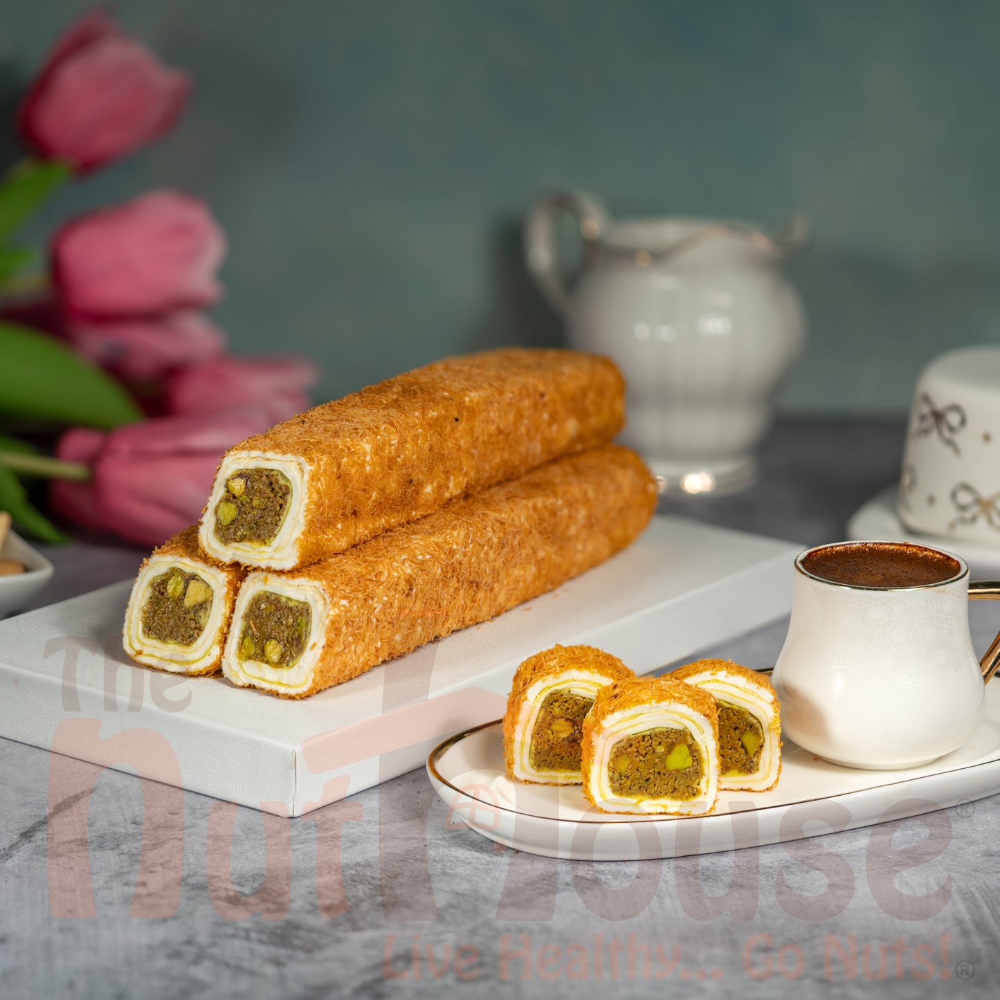 Sultan Kenafeh Sherds With Pistachio