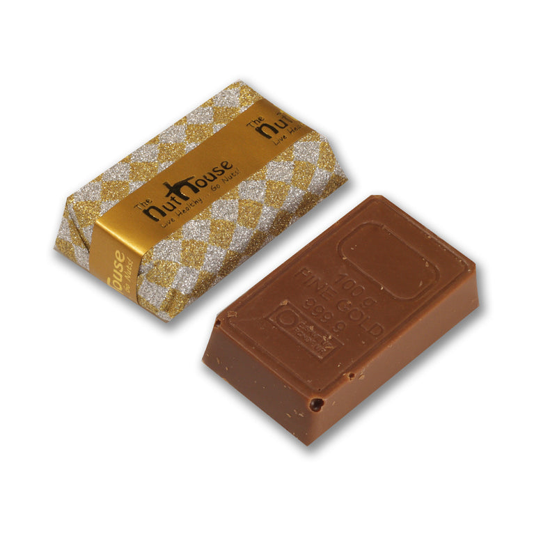 Chocolate Wrapper - Plain Powder Gold