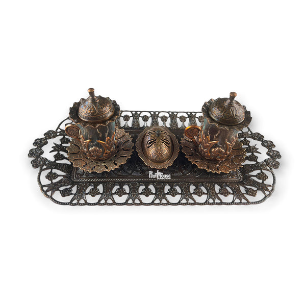 Copper Turkish Tea set 2pc