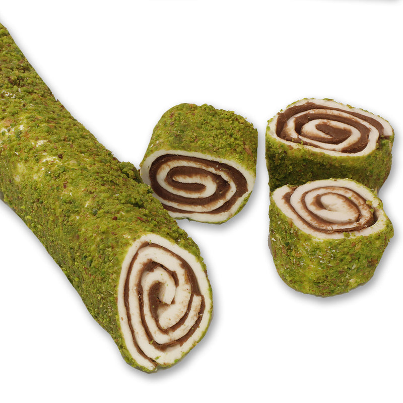 in Chocolate out Pistachio Wrap