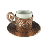 Bronze Turkish Coffee set 2pc 24045