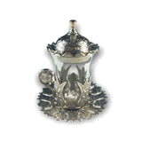 Silver Turkish Tea set 2pc