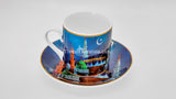 Ramadan light Blue coffee set (R2)