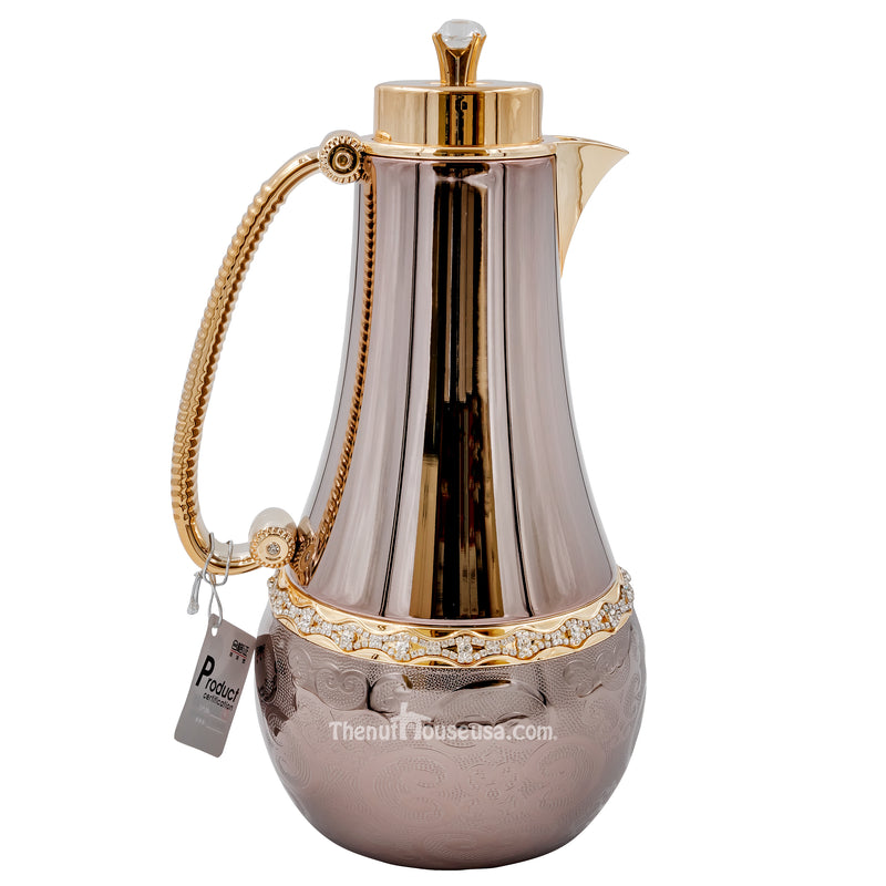 Bronze & Gold Coffee Thermos