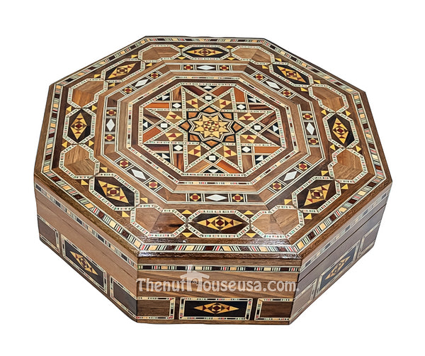 Syrian handmade wooden jewelry box 70018