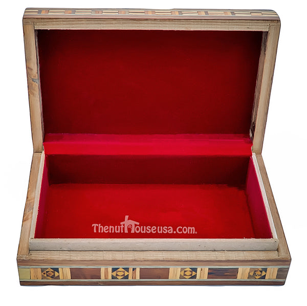 Syrian handmade wooden jewelry box 70016