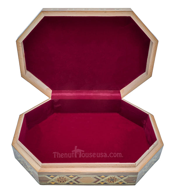 Syrian handmade wooden jewelry box 70023