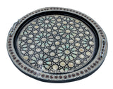 Egyptian handmade serving tray set 90014