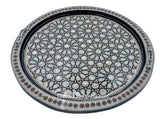 Egyptian handmade serving tray set 90014