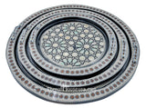 Egyptian handmade serving tray set 90014