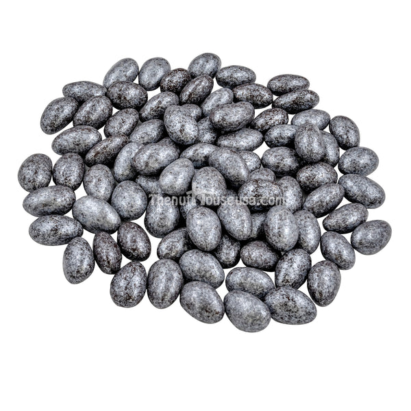 Pearly Silver Dark Chocolate Coated Almonds