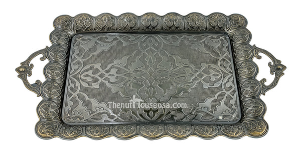 Turkish Metal Serving Tray 80026