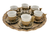 Antique Turkish Coffee set 24016