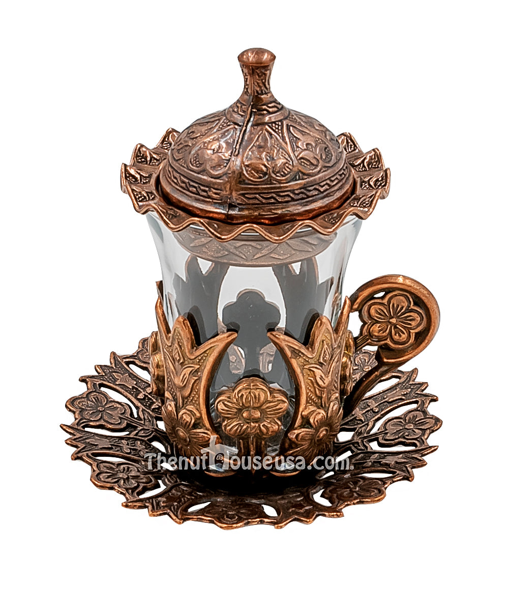 Cooper Tea Set Cooper Turkish Tea set 24006 - The Nut House