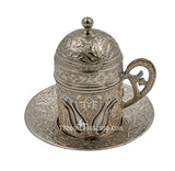 Silver Turkish Coffee set 24043