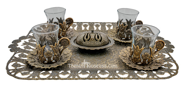 Antique Turkish Tea set 24037