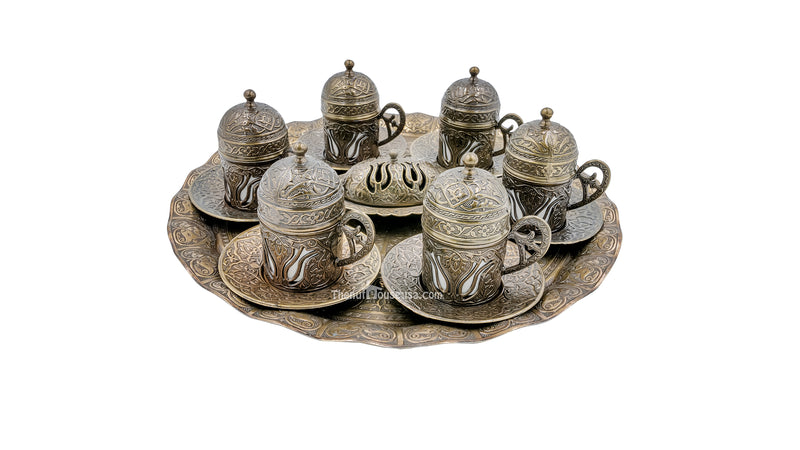 Antique Turkish Coffee set 24023