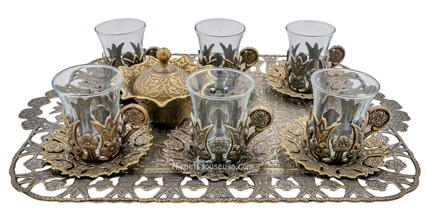 Antique Turkish Tea set 24006