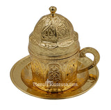 Gold Turkish Coffee set 24008