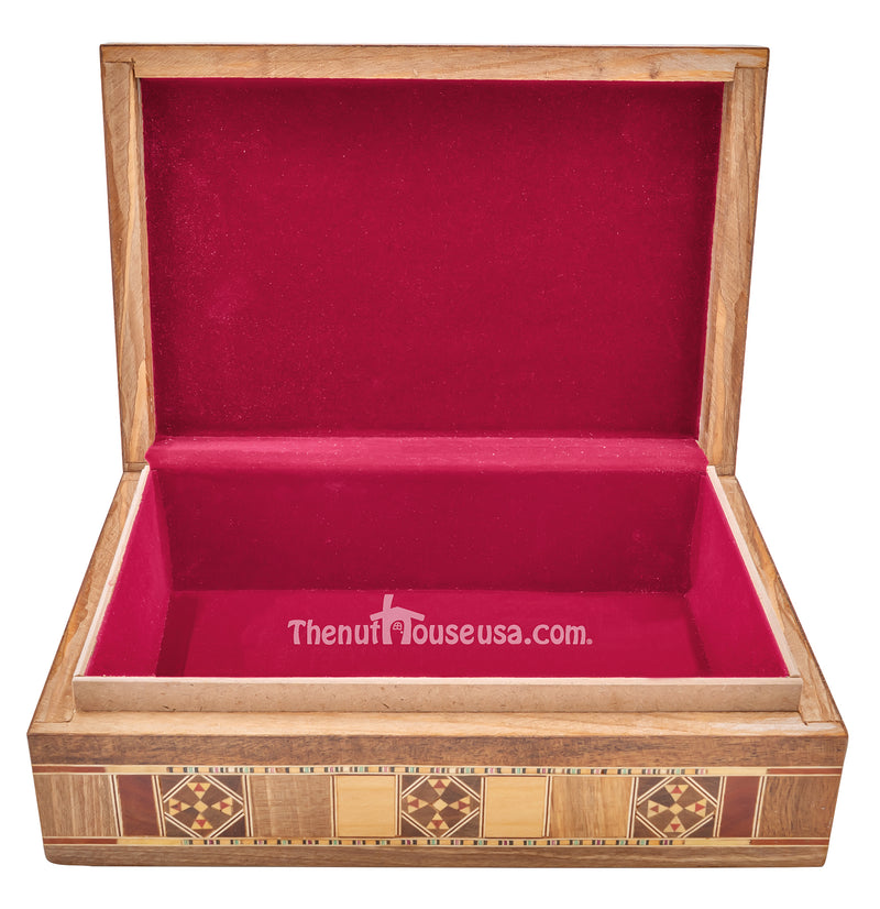 Syrian handmade wooden jewelry box 70015