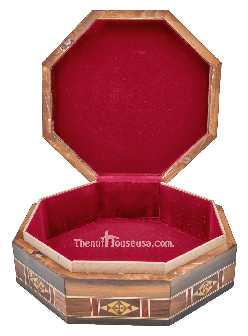 Syrian handmade wooden jewelry box 70019