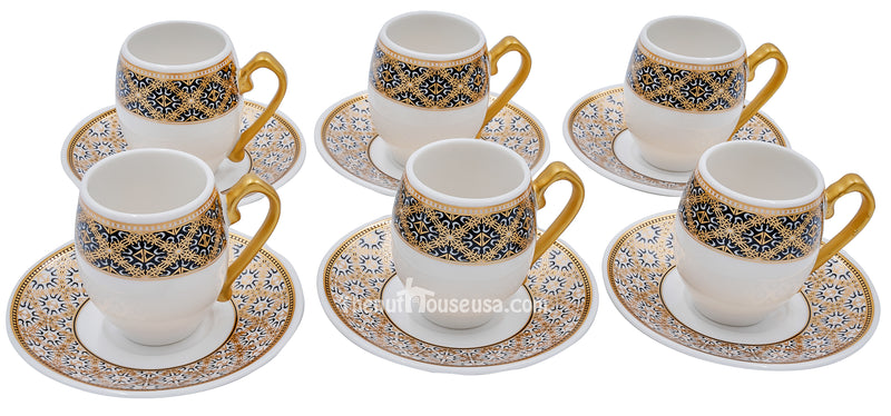 Designer 16 Turkish coffee set 6 pc (Y-2)