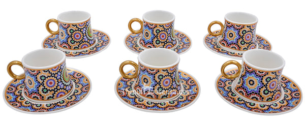 Designer 28 Turkish coffee set 6 pc (YSD-025)