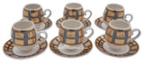 Designer 27 Turkish coffee set 6 pc (T2)