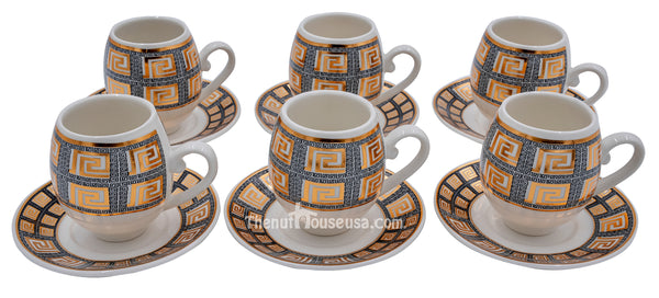 Designer 27 Turkish coffee set 6 pc (T2)