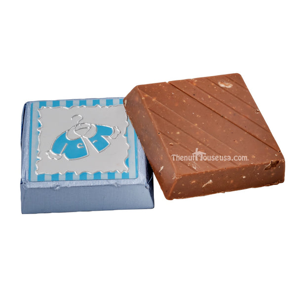 Its a boy 2 chocolate crushed nuts  with hazelnut cream