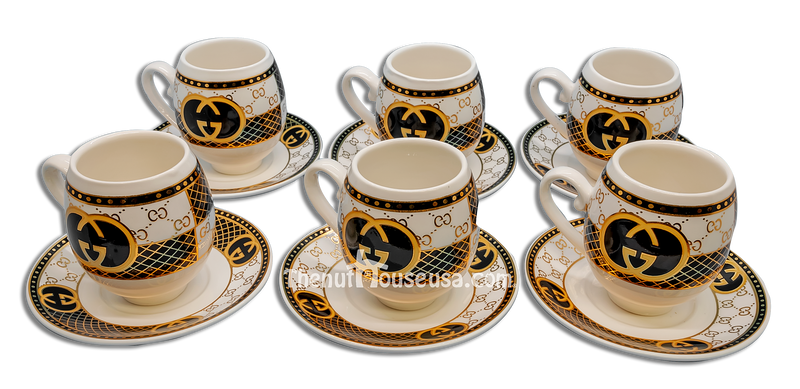Designer 5 Turkish Coffee set 6pc ( AZ )