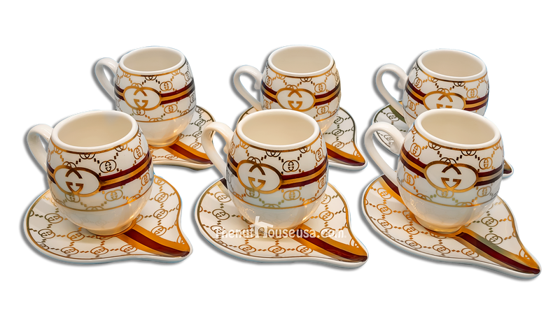 Designer 7 Turkish Coffee set 6pc ( C2 )